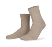 Hudson Shoes Kurzsocke Relax Cotton 3er Pack 39-42 Beige mel. (HU-0723)