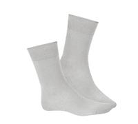 Hudson Relax Exquisit Socke 3er Pack | 41-42 (I) | Silber (HU-0502)