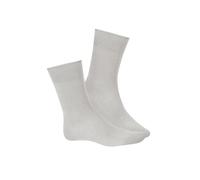 Hudson Relax Exquisit Socke 3er Pack | 41-42 (I) | Silber (HU-0502)