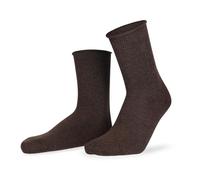 Hudson Herren Socken Relax Soft druckfreier Bund Brownmel. 0763 39-42