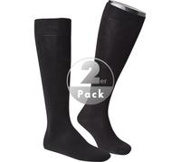 Hudson Herren Kniestrümpfe Only 2-Pack wärmend Black 0005 39-42