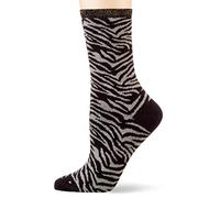 HUDSON KUNERT Damen Zebra Strumpfhose, 60 DEN, Schwarz (Black 0005), 38 (Herstellergröße: 38/40)