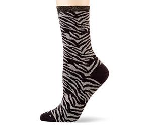 Hudson KUNERT Damen Zebra Strumpfhose, 60 DEN, Schwarz (Black 0005), 38 (Herstellergröße: 38/40)
