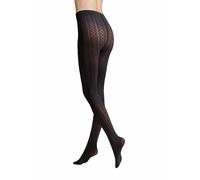 HUDSON Modestrumpfhose GRAPHIC SPIRIT schwarz | 38-40