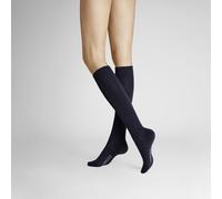 Hudson Damen-Kniestrümpfe Relax Cotton wärmend Marine 0337 Größe 39-42