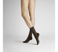 Hudson Socken Relax Cotton – 3er Pack Damen, druckfreier Bund, 35-38, Brown mel.
