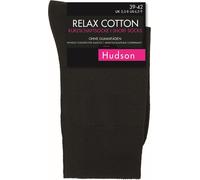 Hudson Relax Cotton Kurzsocke 3er Pack | 39-42 (I) | Black (HU-0005)
