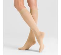 Hudson Kniestrümpfe Relax Light Mädchen druckfreier Bund Beige 39-42