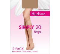 Hudson Simply 20 TO GO Kniestrumpf 6er Pack | ONESIZE (0) | Black (HU-0005)