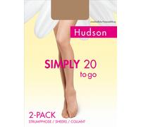 Hudson Simply 20 TO GO Strumpfhose 6er Pack | 42-44 (II) | Make up (HU-0019)