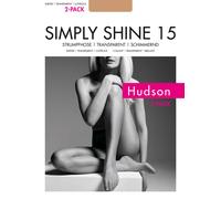 Hudson Simply Shine 15 Strumpfhose 6er Pack | 44-46 (IV) | Black (HU-0005)