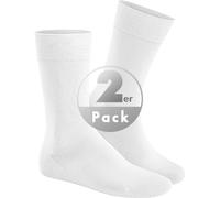 Hudson Socken Herren Baumwolle weiß, 39-42