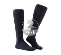 Hudson Only Kniestrumpf 2er Pack | 43-46 (II) | Nachtblau (HU-0311)