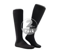 Hudson Socken Herren Schurwolle schwarz, 39-42