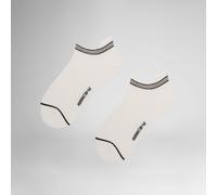 Sneakersocken HUDSON "Sneaker Strap 2-Pack", Herren, Gr. 39-42, weiß (weiß 0008), Obermaterial: 74% Baumwolle CO. 25% Polyamid PA. 1% Elasthan EL., Socken Sneakersocken (64632009-39) weiß 0008
