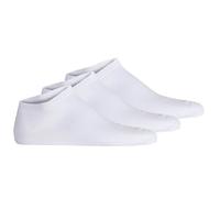 Hudson Unisex Sneakersocken, 3er Pack - Easy, Komfortbund, kurze Socken, einfarbig 35-38 Weiß