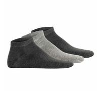 Hudson Unisex Sneakersocken, 3er Pack - Simply, kurze Socken, einfarbig 39-42 Grau