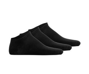Hudson Unisex Sneakersocken, 3er Pack - Simply, kurze Socken, einfarbig Schwarz / 43-46 43-46 Schwarz