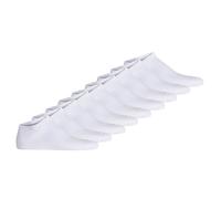 Hudson Unisex Sneakersocken, 9er Pack - Easy, Komfortbund, kurze Socken, einfarbig 35-38 Weiß
