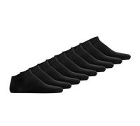Hudson Unisex Sneakersocken, 9er Pack - Simply, kurze Socken, einfarbig Schwarz 43-46