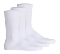 Kurzsocken HUDSON "Socken EASY³ 3-PACK 3er Pack", Herren, Gr. 39-42, weiß, Obermaterial: 80% Baumwolle CO. 17% Polyamid PA. 3% Elasthan EL., Socken (52090223-39) weiß