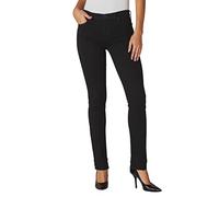 HUDSON Women's Nico Mid Rise Slim Fit Straight Leg Ankle Jean, Black, 24 32