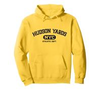 Hudson Yards NYC Y2k Text Manhattan Island Varsity Schriftart Pullover Hoodie
