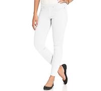 HUE Damen Einfarbige Original Jeanz Denim-Leggings Strumpfwaren, Weiss/opulenter Garten, M