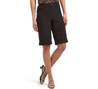 HUE Damen Essential Denim-Shorts mit Bündchen Strumpfwaren, schwarz, Groß