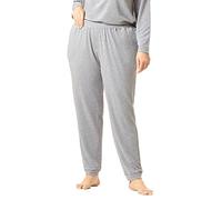 HUE Damen French Terry Lounge Einzelteile Pyjamahose, Medium Grey Heather - Jogginghose mit Taschen, 3X