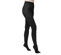 HUE Damen Super Opaque Tights mit Control Top, Schwarz, 90 DEN, 1 Stück, Mittlere Taille, Knöchellänge