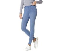 HUE Damen Super Soft Stretch High Rise Straight Leg Denim Leggings, Jeggings with No Side Seams Strumpfwaren, Klassische Lichtwäsche, S