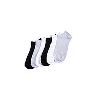 HUE Damen Superweiche No-Show Liner Socken, 6 Paar Innensocken, Chrome, Einheitsgröße (6er Pack)