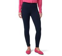 HUE Damen Ultra Breitem Bund, Volle und Capri-länge Leggings, Navy, Small
