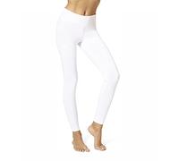 HUE Damen Ultra Baumwolle mit breitem Bund, Sortiert Leggings, Weiss/opulenter Garten, Groß