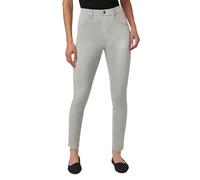 HUE Damen Ultraweiche Denim hoher Taille Leggings, Silbergrau verwaschen, X-Klein