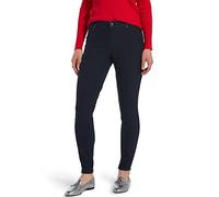 HUE Damen Ultraweiche Fleece gefüttert Denim Leggings | Warm Modische Leggings, Ink Wash, M