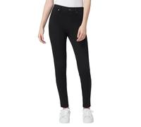 HUE Damen Ultraweiche Denim-Leggings mit hoher Taille Strumpfwaren, Schwarz, XS