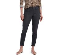 HUE Ultra weiche Mode Denim Skimmer Leggings, Graphite Wash - Skinny Cuff, Klein