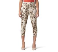 HUE Ultraweiche Capri-Leggings für Damen mit hoher Taille, braun, S