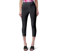 HUE Damen Capri-Leggings, ultraweich, hohe Taille, Denim, Schwarze Waschung, M