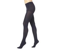 HUE Women's Super Opaque Tights with Control Top, Navy, 2