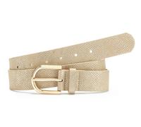 Hüftgürtel LASCANA "Hosengürtel, Gürtel, Jeansgürtel, Anzuggürtel", Damen, Gr. 95, beige (goldfarben), Lederimitat, Reptilienprägung, Schlangenoptik, bedruckt, beschichtet, gemustert, geprägt, geprägt