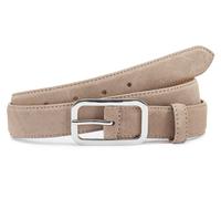 Hüftgürtel LASCANA "Ledergürtel, Anzuggürtel, Hosengürtel, Jeansgürtel, Gürtel", Damen, Gr. 75, blau (taupe), Rindsleder, unifarben, Basic, Gürtel Hüftgürtel, NEU aus hochwertigem Leder mit eleganter