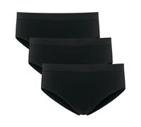 Slip JOCKEY "Slip Seamfree Hi Cut Slips 3P 3er Pack", Damen, Gr. M, schwarz, Obermaterial: 93% Polyamid PA. 7% Elasthan EL., Unterhosen Slip (63323459-M) schwarz