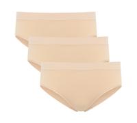 Hüftpanty JOCKEY "Seamfree Core", Damen, Gr. S, beige (light beige), Microfaser, Obermaterial: 93% Polyamid, 7% Elasthan, unifarben, körpernah, Unterhosen Hüftpanty, hoch geschnitten, atmungsaktiv, oh