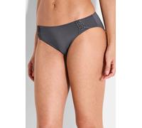 Hüftslip aus seidig-weicher Microfaser grau 48/50