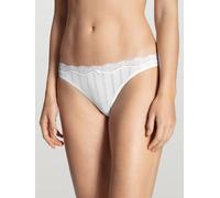 Hüftslip CALIDA "Etude Toujours", Damen, Gr. XXS (32/34), weiß, Single Jersey, Obermaterial: 95% Baumwolle, 5% Elasthan, unifarben, normal, Unterhosen Hüftslip, florale Spitze, Single Jersey, weich, N