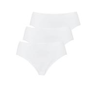 Hüftslip NINA VON C. "3er Pack Damen Hüftslip Daily", Damen, Gr. 38, weiß, Feinripp, Obermaterial: 100% Baumwolle CO., Unterhosen (56366606-38) weiß
