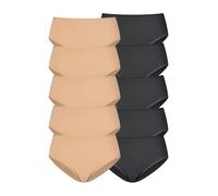 PETITE FLEUR Hüftslip Damen beige, schwarz Gr.40/42